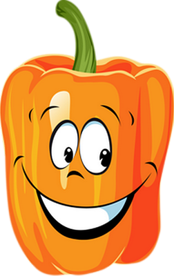 poivron - légume - alimentation - smiley émoticône émoji cartoon clipart illustration - artémotic