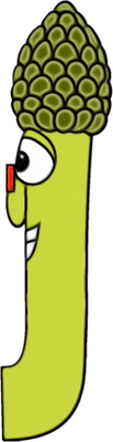 asperge - légume - alimentation - smiley émoticône émoji cartoon clipart illustration - artémotic