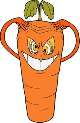 carotte - légume - alimentation - smiley émoticône émoji cartoon clipart illustration - artémotic