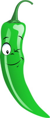 piment - légume - alimentation - smiley émoticône émoji cartoon clipart illustration - artémotic