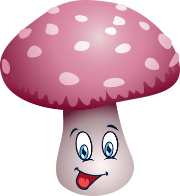 champignon - légume - alimentation - smiley émoticône émoji cartoon clipart illustration - artémotic