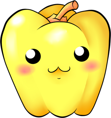 poivron - légume - alimentation - smiley émoticône émoji cartoon clipart illustration - artémotic