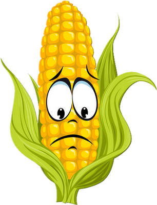 maïs - légume - alimentation - smiley émoticône émoji cartoon clipart illustration - artémotic
