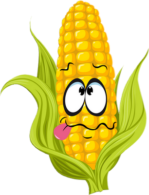 maïs - légume - alimentation - smiley émoticône émoji cartoon clipart illustration - artémotic