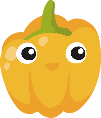 poivron - légume - alimentation - smiley émoticône émoji cartoon clipart illustration - artémotic