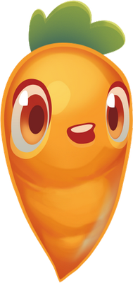 carotte - légume - alimentation - smiley émoticône émoji cartoon clipart illustration - artémotic