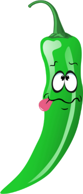piment - légume - alimentation - smiley émoticône émoji cartoon clipart illustration - artémotic