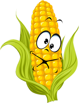 maïs - légume - alimentation - smiley émoticône émoji cartoon clipart illustration - artémotic