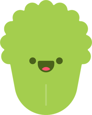 chou chinois - légume - alimentation - smiley émoticône émoji cartoon clipart illustration - artémotic