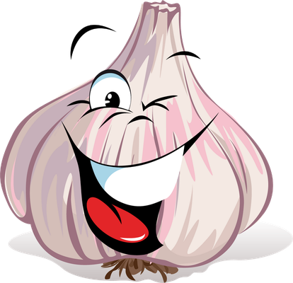 ail - légume - alimentation - smiley émoticône émoji cartoon clipart illustration - artémotic