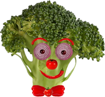 brocoli - légume - alimentation - smiley émoticône émoji cartoon clipart illustration - artémotic