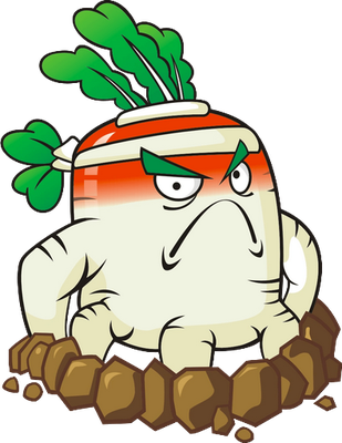 radis - légume - alimentation - smiley émoticône émoji cartoon clipart illustration - artémotic