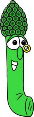 asperge - légume - alimentation - smiley émoticône émoji cartoon clipart illustration - artémotic