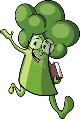 brocoli - légume - alimentation - smiley émoticône émoji cartoon clipart illustration - artémotic