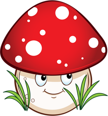 champignon - légume - alimentation - smiley émoticône émoji cartoon clipart illustration - artémotic