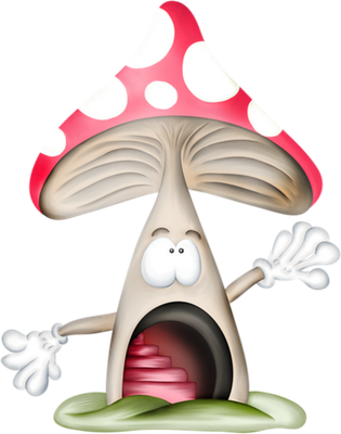 champignon - légume - alimentation - smiley émoticône émoji cartoon clipart illustration - artémotic