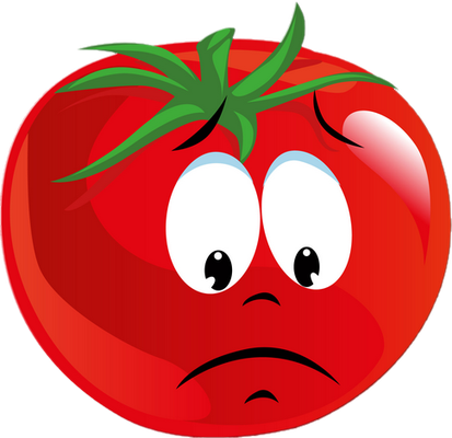 tomate - légume - alimentation - smiley émoticône émoji cartoon clipart illustration - artémotic
