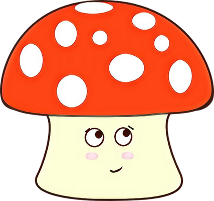 champignon - légume - alimentation - smiley émoticône émoji cartoon clipart illustration - artémotic