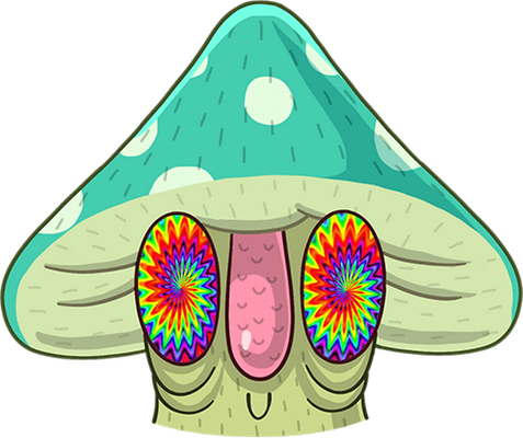 champignon - légume - alimentation - smiley émoticône émoji cartoon clipart illustration - artémotic