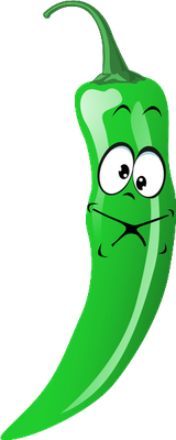 piment - légume - alimentation - smiley émoticône émoji cartoon clipart illustration - artémotic