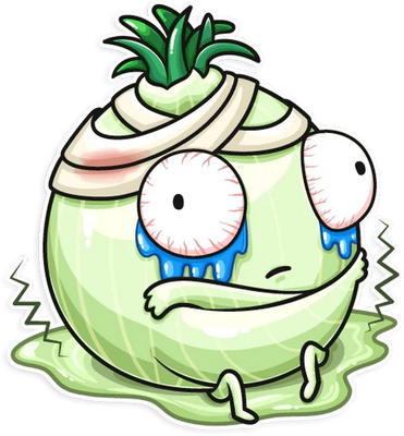 oignon - légume - alimentation - smiley émoticône émoji cartoon clipart illustration - artémotic
