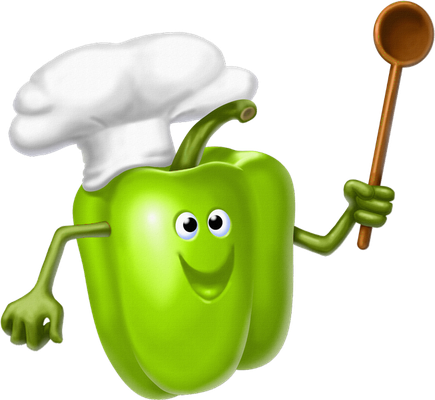 poivron - légume - alimentation - smiley émoticône émoji cartoon clipart illustration - artémotic