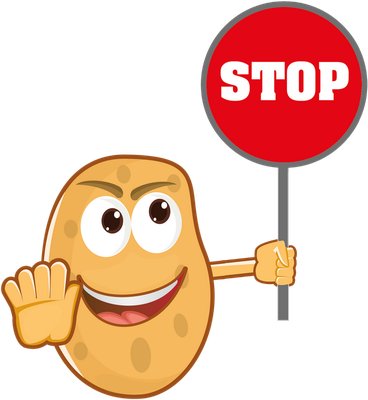 pomme de terre - légume - alimentation - smiley émoticône émoji cartoon clipart illustration - artémotic