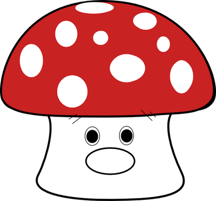 champignon - légume - alimentation - smiley émoticône émoji cartoon clipart illustration - artémotic