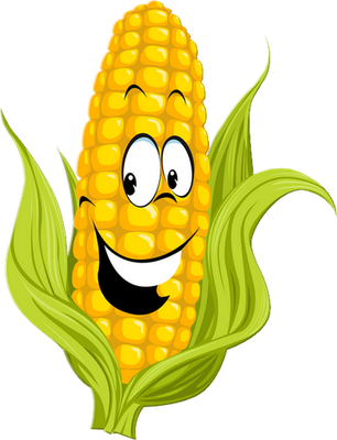 maïs - légume - alimentation - smiley émoticône émoji cartoon clipart illustration - artémotic
