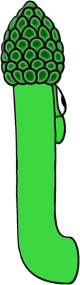 asperge - légume - alimentation - smiley émoticône émoji cartoon clipart illustration - artémotic