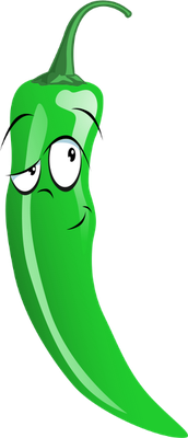 piment - légume - alimentation - smiley émoticône émoji cartoon clipart illustration - artémotic