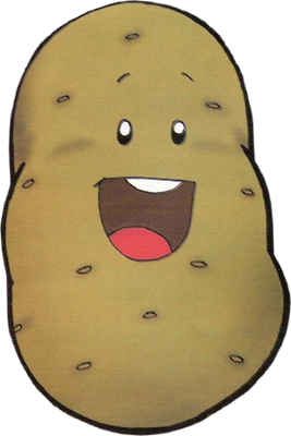 pomme de terre - légume - alimentation - smiley émoticône émoji cartoon clipart illustration - artémotic