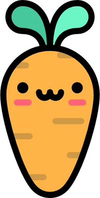 carotte - légume - alimentation - smiley émoticône émoji cartoon clipart illustration - artémotic