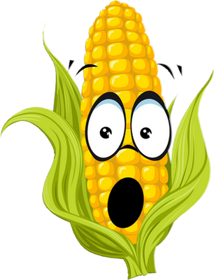 maïs - légume - alimentation - smiley émoticône émoji cartoon clipart illustration - artémotic