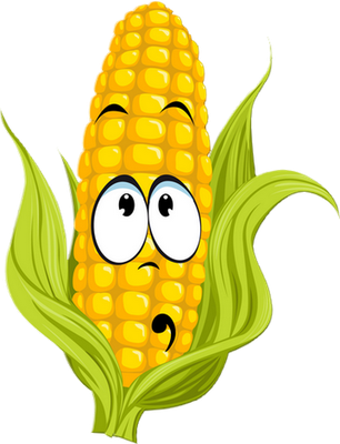 maïs - légume - alimentation - smiley émoticône émoji cartoon clipart illustration - artémotic