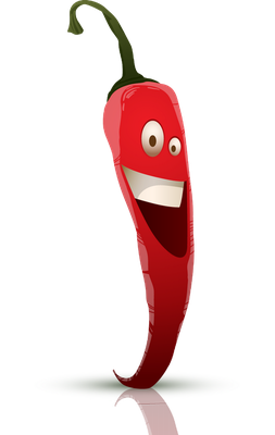 piment - légume - alimentation - smiley émoticône émoji cartoon clipart illustration - artémotic