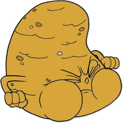 pomme de terre - légume - alimentation - smiley émoticône émoji cartoon clipart illustration - artémotic