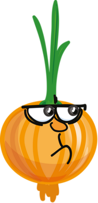 oignon - légume - alimentation - smiley émoticône émoji cartoon clipart illustration - artémotic