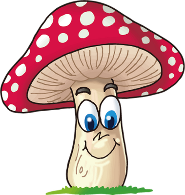 champignon - légume - alimentation - smiley émoticône émoji cartoon clipart illustration - artémotic