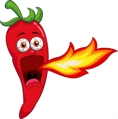 piment - légume - alimentation - smiley émoticône émoji cartoon clipart illustration - artémotic