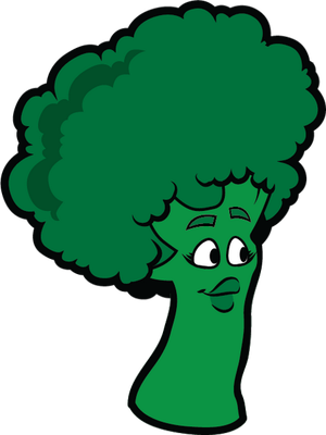 brocoli - légume - alimentation - smiley émoticône émoji cartoon clipart illustration - artémotic