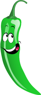 piment - légume - alimentation - smiley émoticône émoji cartoon clipart illustration - artémotic