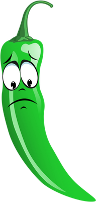 piment - légume - alimentation - smiley émoticône émoji cartoon clipart illustration - artémotic