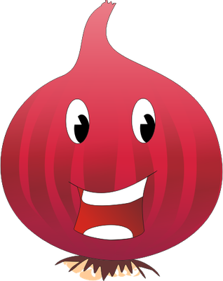 oignon - légume - alimentation - smiley émoticône émoji cartoon clipart illustration - artémotic