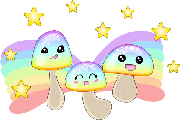 champignon - légume - alimentation - smiley émoticône émoji cartoon clipart illustration - artémotic