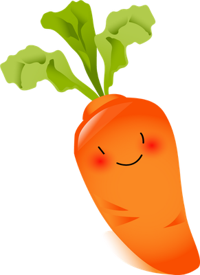 carotte - légume - alimentation - smiley émoticône émoji cartoon clipart illustration - artémotic