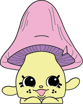 champignon - légume - alimentation - smiley émoticône émoji cartoon clipart illustration - artémotic