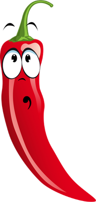 piment - légume - alimentation - smiley émoticône émoji cartoon clipart illustration - artémotic