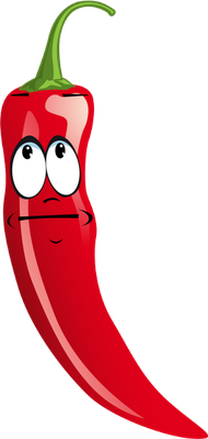 piment - légume - alimentation - smiley émoticône émoji cartoon clipart illustration - artémotic