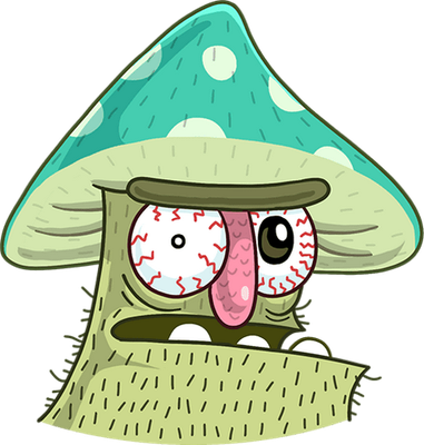 champignon - légume - alimentation - smiley émoticône émoji cartoon clipart illustration - artémotic